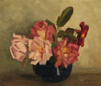 CHARLES ETHAN PORTER Still Life with Flowers.
